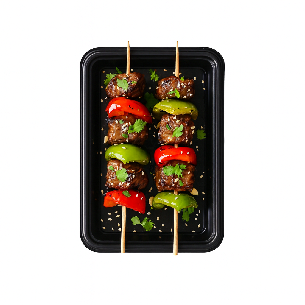 Chef Sean's Asian Street Beef Skewers + 2 Sides