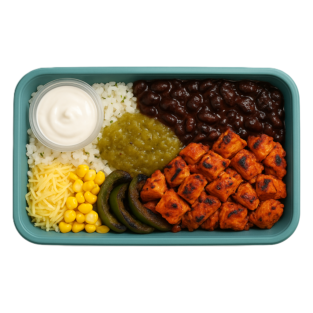 Picante Chicken Burrito Bowl - Purefect Meals