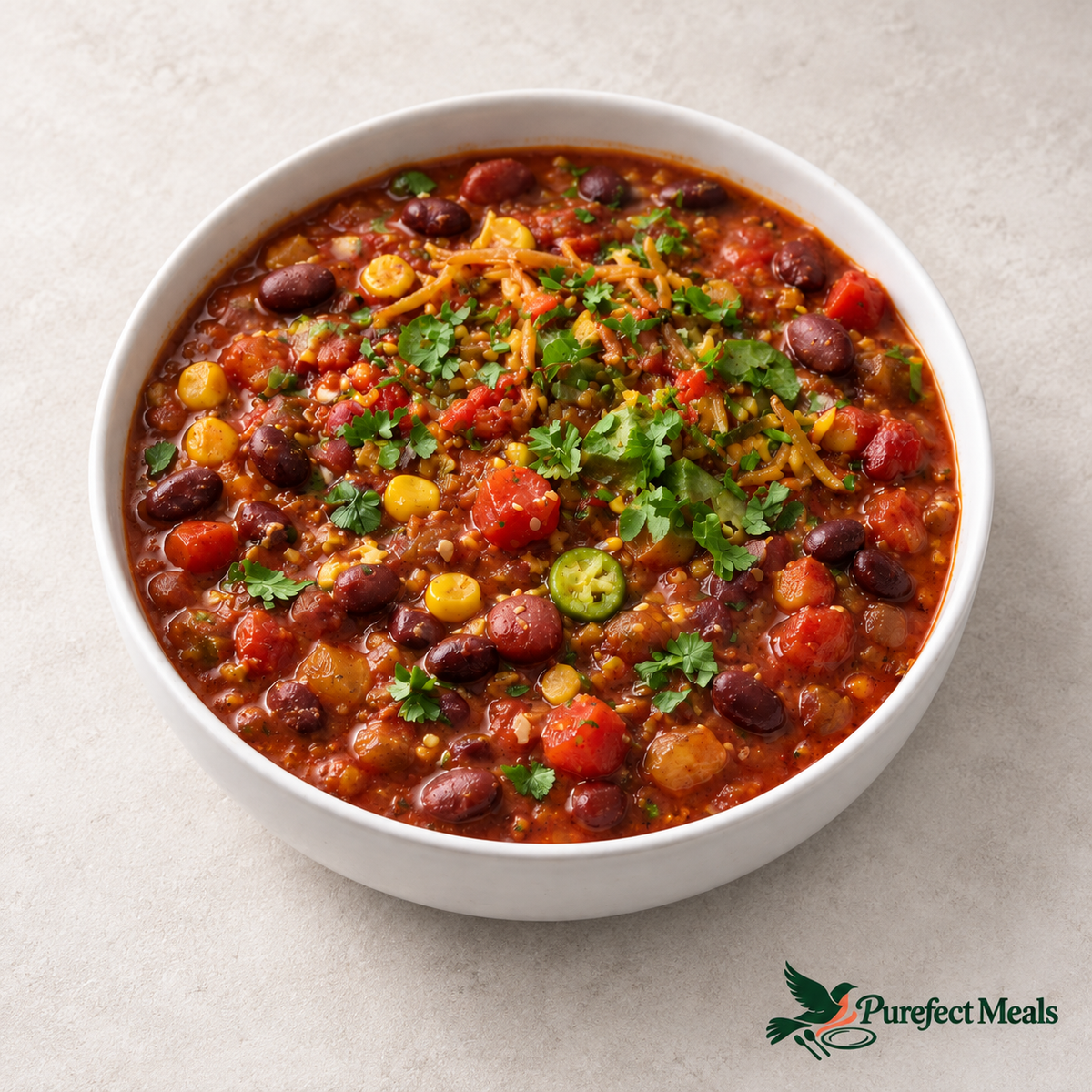 Homestyle Vegetarian Chili - Purefect Meals