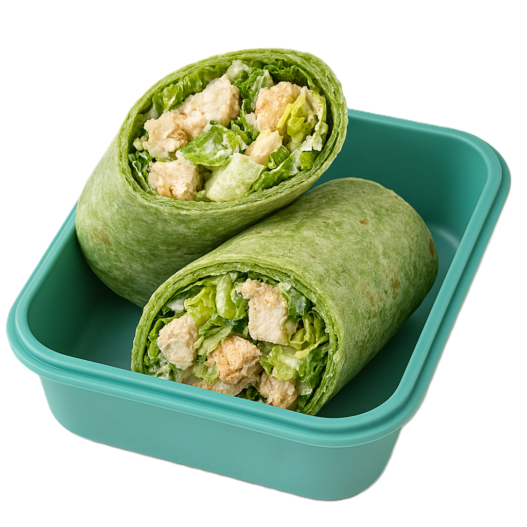 Caesar Salad Wrap - Purefect Meals