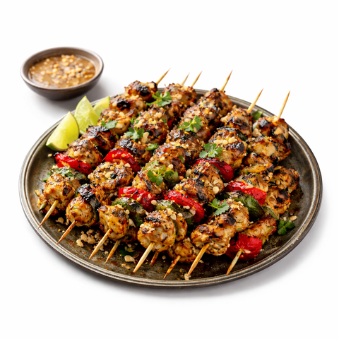 Chef Sean's Satay Chicken Skewers Tray - Purefect Meals