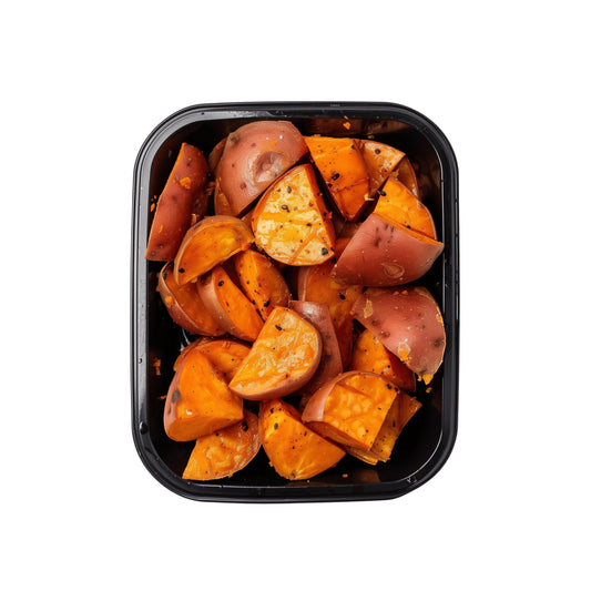 Roasted Japanese Purple Sweet Potatoes