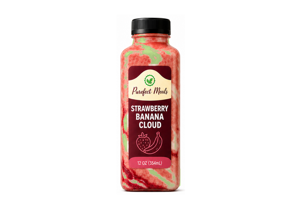strawberry banana cloud green ribbons